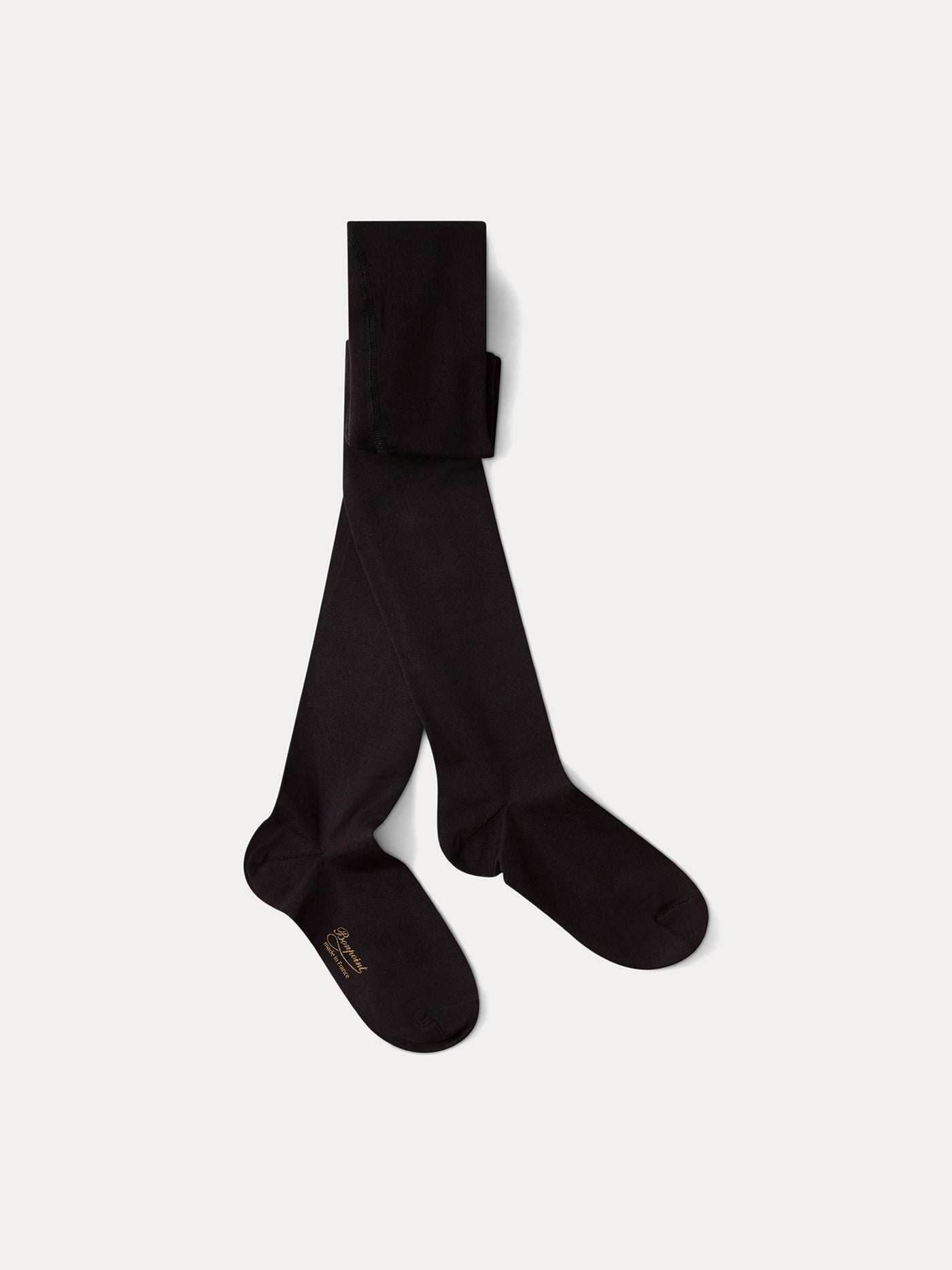 Schwarze Mikrofaserstrumpfhose für Mädchen