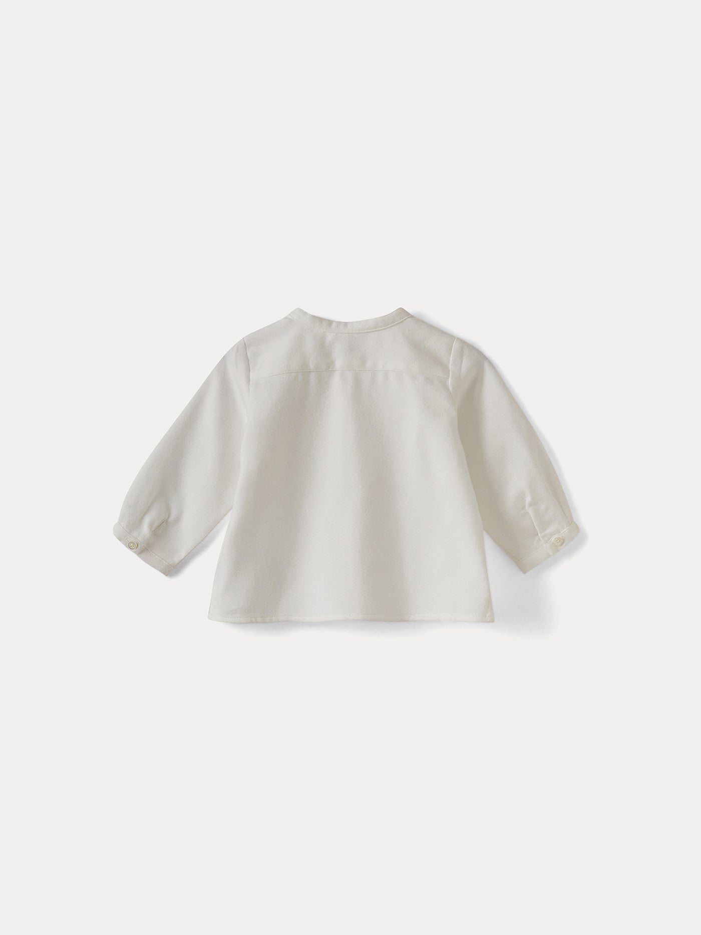 Baby-Bio-Baumwollshirt milchweiß